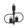 BELKIN Universal Cable Lightning/Micro/USB-C CAC001bt1MBK - 1330471 - zdjęcie 2